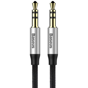 Cablu audio Baseus Yiven, 1x Jack 3.5 mm Male - Jack 3.5 mm Male, 1.5 m, Negru