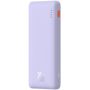 Baseus Airpow, 10000 mAh, 1x USB, 1x USB-C, 20 W, Purple