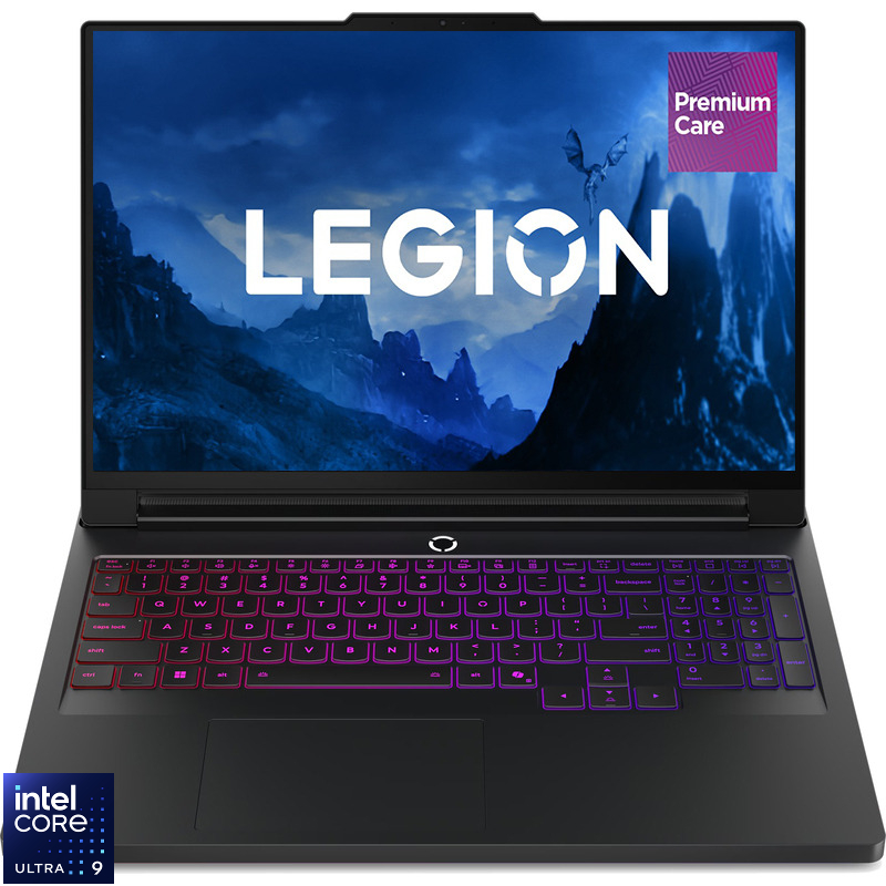 Laptop Lenovo Gaming 16'' Legion Pro 7 16IAX10H, WQXGA OLED 240Hz G-Sync, Procesor Intel® Core™ Ultra 9 275HX (36M Cache, up to 5.40 GHz), 32GB DDR5 C