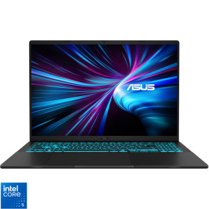 Laptop ASUS 16 V3607VH, WUXGA 144Hz, Procesor Intel® Core™ 5 210H (12M Cache, up to 4.80 GHz), 16GB DDR5, 1TB SSD, GeForce RTX 5050 8GB, No OS, Black