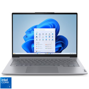 Laptop Lenovo 14 ThinkBook 14 G8 IRL, WUXGA IPS, Procesor Intel® Core™ 5 210H (12M Cache, up to 4.80 GHz), 16GB DDR5, 512GB SSD, Intel Graphics, Win 11 Pro, Arctic Grey