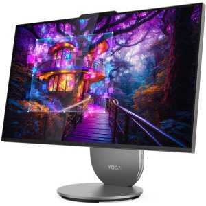 All-In-One PC Lenovo Yoga AIO 27IAH10, 27 inch QHD IPS, Intel® Core™ Ultra 7 255H 5.1GHz Arrow Lake, 16GB RAM, 1TB SSD, Arc 140T, Camera Web, no OS