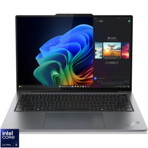 Lenovo 14'' ThinkPad X9-14 Gen 1 Aura Edition, WUXGA OLED, Procesor Intel® Core™ Ultra 5 226V (8M Cache, up to 4.50 GHz), 16GB LPDDR5X, 512GB SSD, Intel Arc 130V, Win 11 Pro, Grey