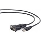 Cablu periferice Gembird USB 2.0 Male - Serial Male, 1.5m, negru