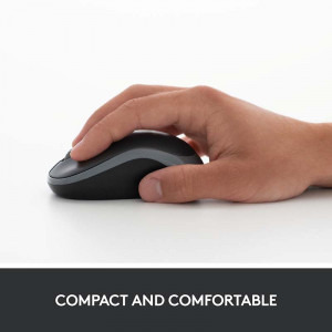 Logitech M185, Wireless, Red