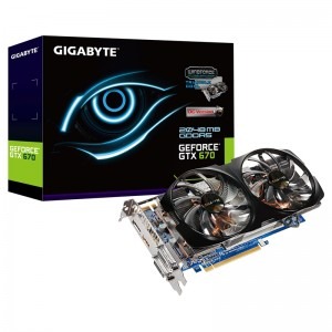 GIGABYTE GeForce GTX 670 WindForce 2X 2GB GDDR5 256-bit