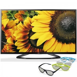 LG Smart TV 42LM640S Seria LM640S 106cm negru Full HD 3D + 4 perechi de ochelari 3D