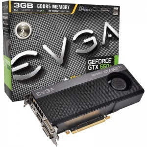 EVGA GeForce GTX 660 Ti SuperClocked+ 3GB GDDR5 192-bit