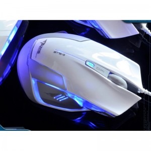 E-Blue Cobra Mazer Type-R 2400 dpi White