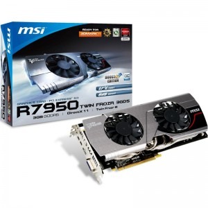 MSI Radeon HD7950 Boost OC Twin Frozr III 3GB GDDR5 384-bit