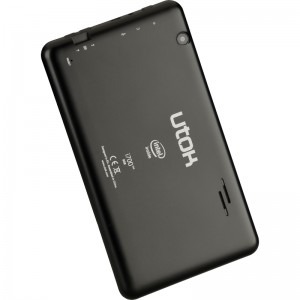 UTOK i700, 7 inch MultiTouch, Intel Atom Z2520 1.2Ghz Dual Core, 1GB RAM, 8GB flash, Wi-Fi, Bluetooth, Android 4.4, negru