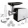 Masina de tocat Heinner Weston White MG-2100BKWH, 2100W, 1.8kg/min, Argintiu-Negru