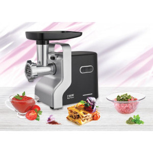 Heinner Weston Silver MG-2100BKSL, 2100W, 1.8kg/min, Argintiu-Negru