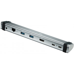 Canyon Multiport Universal USB Tip C 6-in-1, Gigabit LAN, 60W