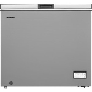 Heinner HCF-205NHSE++, 198 L, Clasa E, Inverter, Control electronic, Argintiu