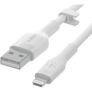Belkin BoostCharge Flex, USB Male la Lightning Male, MFi, 3 m, White