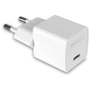 LINDY 1x USB-C, 18W, White