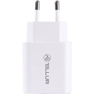 Tellur PDHC101 1x USB, 1x USB-C, alb, tehnologia Quick Charge 3.0