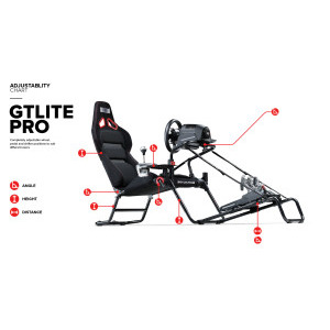 Next Level Racing GTLite Pro Racing Cockpit Black