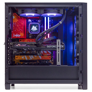 Gaming GREUCEANU Live Stream powered by Corsair, AMD Ryzen 9 7900 3.7GHz, 32GB DDR5, 2TB SSD, RTX 4070 SUPER 12GB GDDR6X, Iluminare RGB, Windows 11 Home preinstalat (Game Ready)