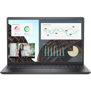 DELL 15.6'' Vostro 3530, FHD 120Hz, Procesor Intel® Core™ i3-1305U (10M Cache, up to 4.50 GHz), 8GB DDR4, 256GB SSD, Intel UHD, Linux, Carbon Black, 3Yr ProSupport