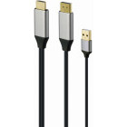 Cablu video Gembird HDMI  Male - DisplayPort Male, 2 m, Negru