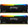 Memorie Kingston FURY Beast RGB 32GB DDR4 3200MHz CL16 Dual Channel Kit
