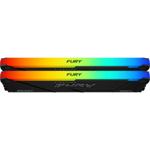 Memorie Kingston FURY Beast RGB 32GB DDR4 3200MHz CL16 Dual