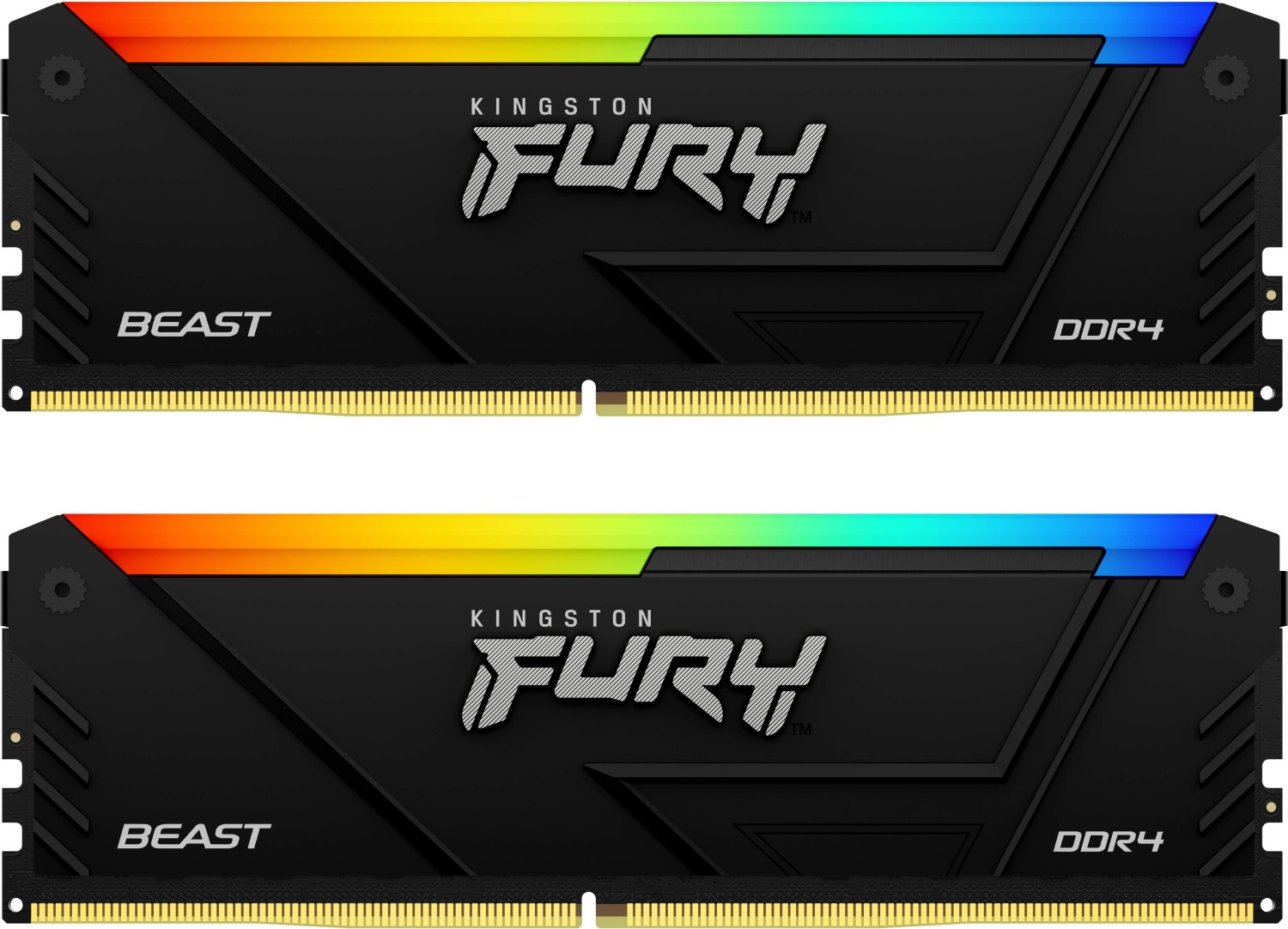 Memorie Kingston FURY Beast RGB 32GB DDR4 3600MHz CL18 Dual Channel Kit