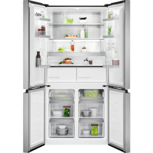 AEG RMB952E6VU, 522 L, Frost Free, Casa E, Display, Touch control, Iluminare LED, 190 cm, Inox
