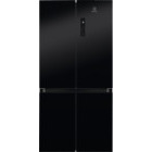 Frigider Side By Side Electrolux ELT9VE52M0, 522 L, Frost Free, Clasa E, Display, Touch control, Iluminare LED, 190 cm, Negru