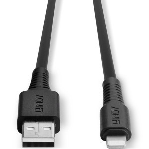 LINDY USB Male la Lightning Male, 1 m, Black