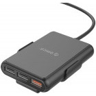 Incarcator auto Orico UCP-5P PRO, 5x USB, 52W, Black, tehnologia Quick Charge 3.0