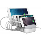 Incarcator retea Orico DUK-5P, 5x USB, 40W, Intelligent Identification IC, White
