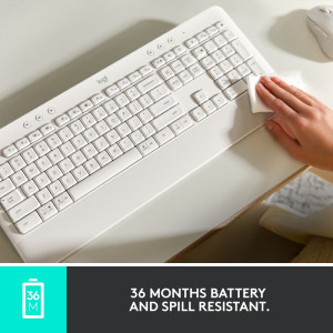 Logitech Signature K650, Wireless/Bluetooth, US INT, Graphite