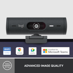 Logitech Brio 500 FHD Autofocus, USB-C, Microfon, Graphite