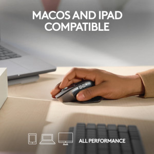Logitech MX Master 3S for Mac, Bluetooth, Space Grey