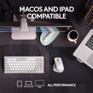 Logitech MX Master 3S for Mac, Bluetooth, Pale Grey