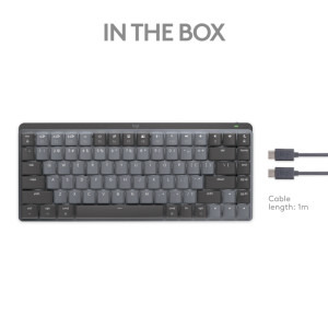 Logitech MX Mechanical Mini for Mac, Bluetooth Illuminated Performance, US INT, Space Grey