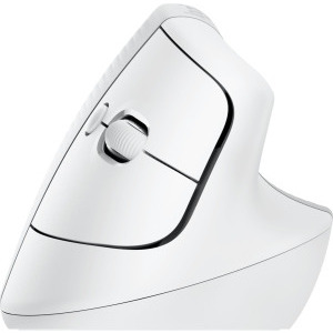 Logitech Lift for Mac, Vertical Ergonomic, Bluetooth, White