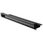 Xcab Patch panel 1U 24 porturi RJ45 CAT6a 10G Ethernet