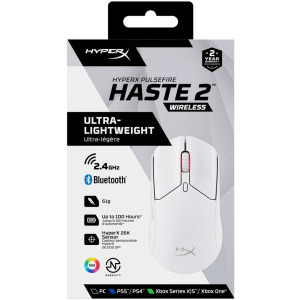 HyperX Pulsefire Haste 2 Wireless White