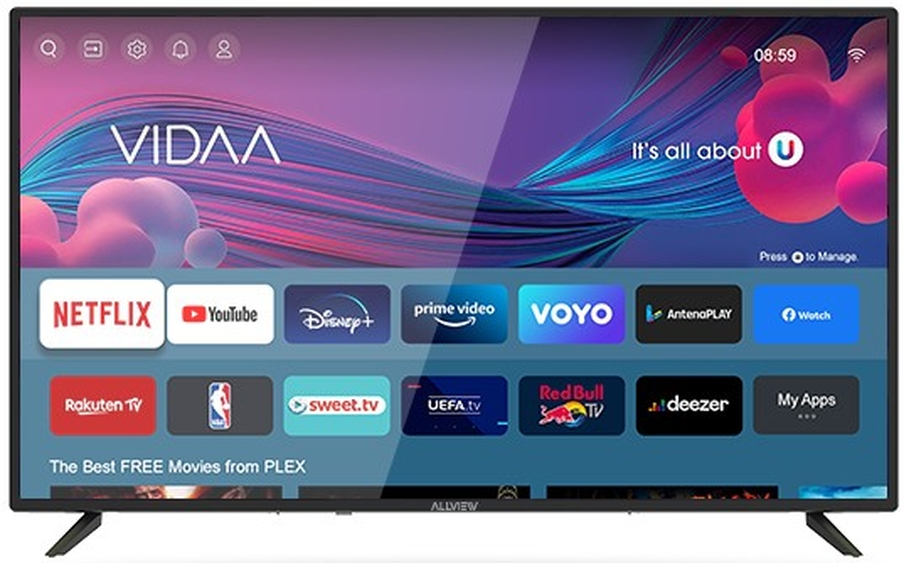 Televizor LED Allview Smart TV 40iPlay6000-F Seria iPlay6000-F 101cm negru Full HD