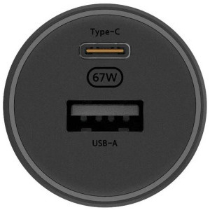 Xiaomi Mi 67W, 1x USB, 1x USB-C, Black