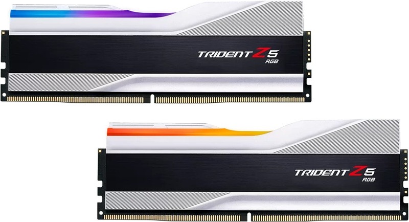 Memorie G.Skill Trident Z5 RGB 32GB DDR5 5600MHz CL36 Dual Channel Kit Silver