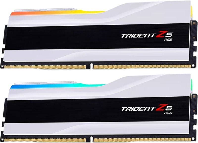Memorie G.Skill Trident Z5 RGB 64GB DDR5 6000MHz CL28 Dual Channel Kit White