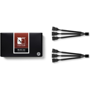 Accesoriu ventilatoare / radiatoare Noctua NA-SC1 Sx2 3-way Fan Splitter Cable, 102mm Black, 2 buc