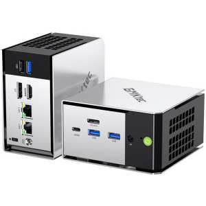 Mini PC GMKtec M8, Procesor AMD Ryzen 5 Pro 6650H 3.3GHz Rembrandt, 16GB RAM, 512GB SSD, Radeon 660M, Windows 11 Pro