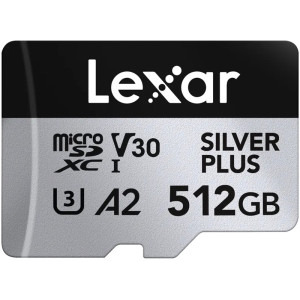 Card memorie Lexar microSDXC Professional Silver Plus UHS-I 512GB