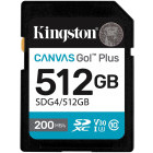 Card memorie Kingston SDXC Canvas Go Plus Gen4 Class 10 UHS-I U3 512GB